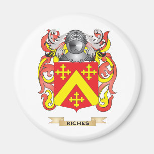 Reichtums-Wappen (Familienwappen) Magnet