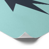 Reichweite für das Raumschiff der Sterne Poster (Ecke)