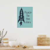 Reichweite für das Raumschiff der Sterne Poster (Küche)