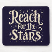Reichweite für die Himmelstypografie Kunst Mousepad (Vorne)