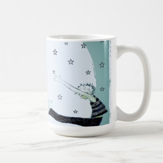 Reichweite für die Sterne inspirierend Kaffeetasse (Rechts)