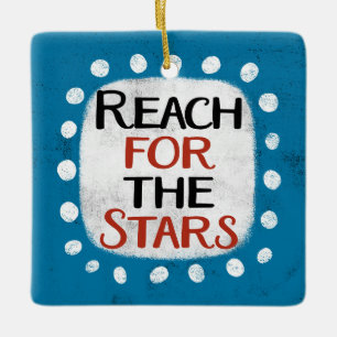 Reichweite für die Sternenschmuck Keramikornament