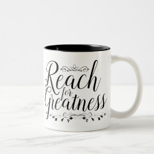 Reichweite für Kalligraphie Zweifarbige Tasse