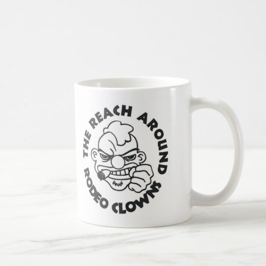 Reichweite um Rodeo-Clowns-Tasse Kaffeetasse (Rechts)