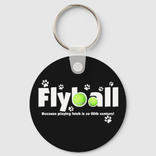 Reichweite zu spielen ist Flyball des 20. Schlüsselanhänger