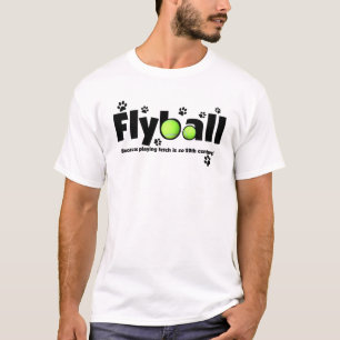 Reichweite zu spielen ist Flyball T-Shirt des 20.