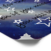 Reichweite zum Mond Poster (Ecke)