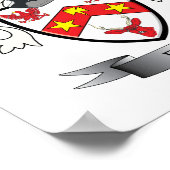 Reid-Familienwappen-Wappen Poster (Ecke)