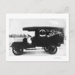 Reid Ice Cream Company Truck Postkarte