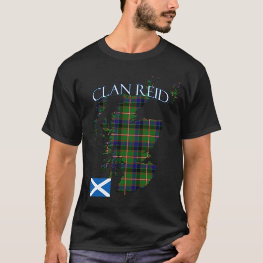Reid Scottish Clan Tartan Scotland T-Shirt (Vorderseite)