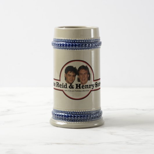 Reid u. der Henry-Speicher 22 Unze Stein Bierglas (Mittel)