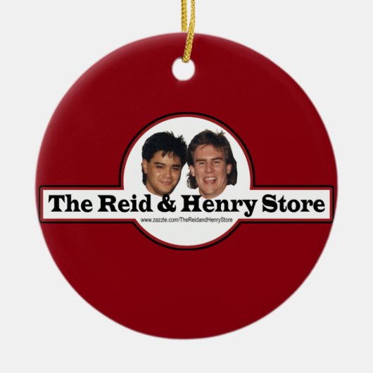 Reid u. die Henry-Speicher-Weihnachtsverzierung Keramik Ornament (Vorne)