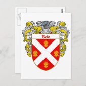 Reide-Wappen (mantled) Postkarte (Vorne/Hinten)