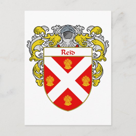 Reide-Wappen (mantled) Postkarte (Vorderseite)