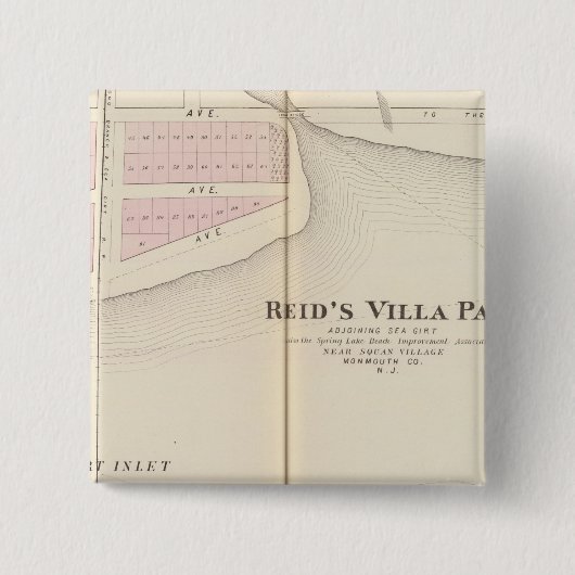 Reid's Villa Park, NJ Button (Vorderseite)