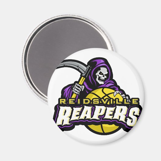 Reidsville Sensenmanns Magnet (Vorderseite/Rückseite)