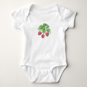Reif, Beeren, Himbeeren Baby Strampler