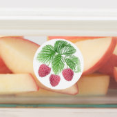 Reif, Beeren, Himbeeren Etiketten (Befestigt)