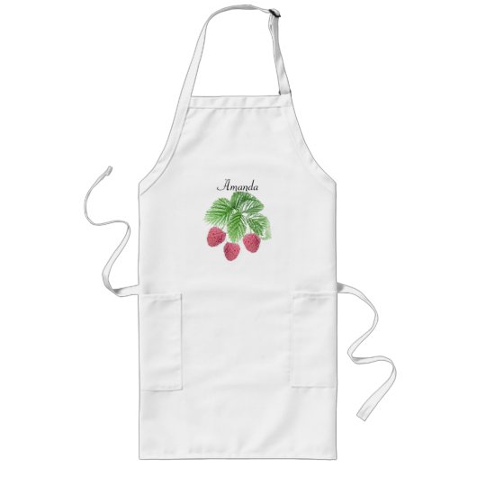 Reif, Beeren, Himbeeren Lange Schürze (Vorne)