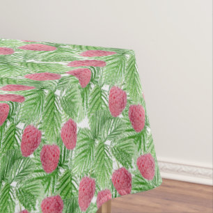 Reif, Beeren, Himbeeren Tischdecke