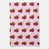 Reif Himbeere Rote Himbeeren Berry Frucht Druck Geschirrtuch (Vertikal)