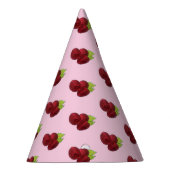Reif Himbeere Rote Himbeeren Berry Frucht Druck Partyhütchen (Rechts)