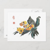 Reif Loquat Frucht Postkarte (Vorne/Hinten)