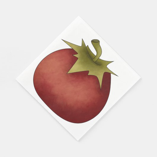 Reif Tomato Papier Napkins Serviette (Ecke)
