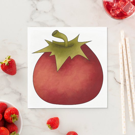 Reif Tomato Papier Napkins Serviette