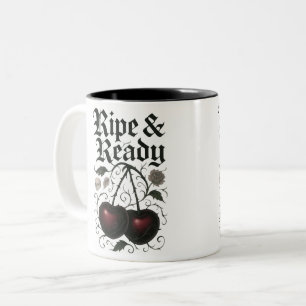 Reif- und Fertigkernen Gothic Graphic Zweifarbige Tasse
