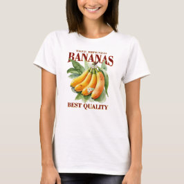 Reif vom Baum gepflückte Bananen - beste Qualität T-Shirt