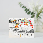 Reife Äpfel in einem chinesischen Bergdorf Postkarte (Stehend Vorderseite)