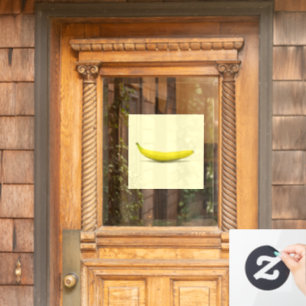 Reife Banane - Lustig und Frisch Fensteraufkleber