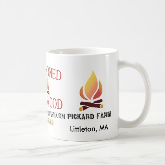 Reife Brennholz-Kaffee-Tasse Kaffeetasse (Rechts)