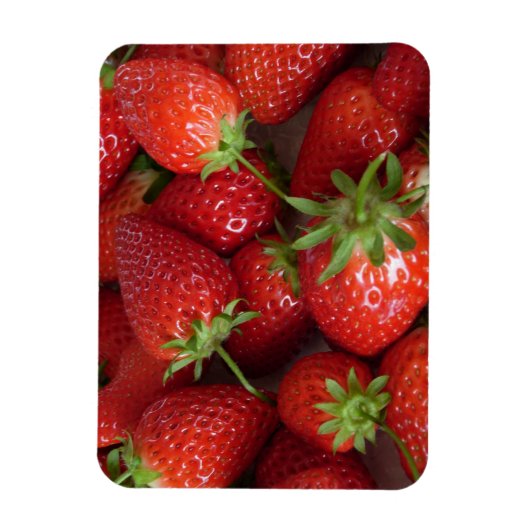 Reife Erdbeeren Magnet (Vertikal)
