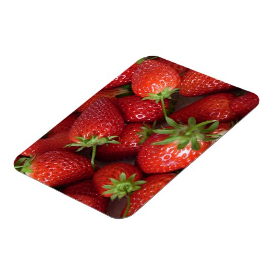 Reife Erdbeeren Magnet (Linke Seite)