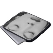 Reife Frau 2 Laptopschutzhülle (Vorne Knopf)