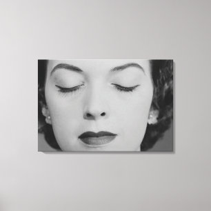 Reife Frau 2 Leinwanddruck