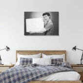 Reife Frau Leinwanddruck (Insitu (Schlafzimmer))