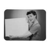 Reife Frau Magnet (Horizontal)