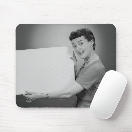 Reife Frau Mousepad (Mit Mouse)