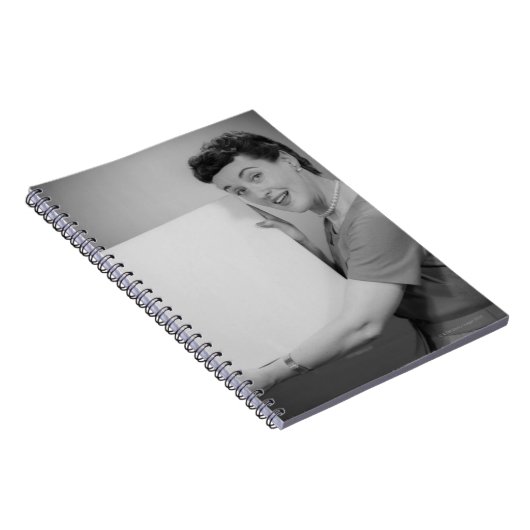 Reife Frau Notizblock (Rechte Seite)