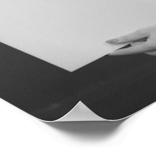 Reife Frau Poster (Ecke)