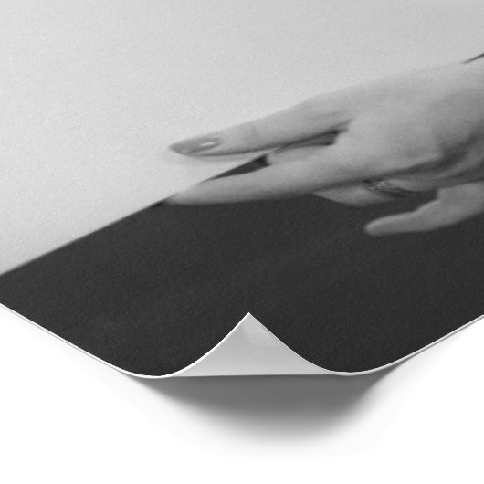 Reife Frau Poster (Ecke)