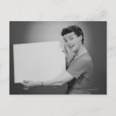 Reife Frau Postkarte (Vorderseite)