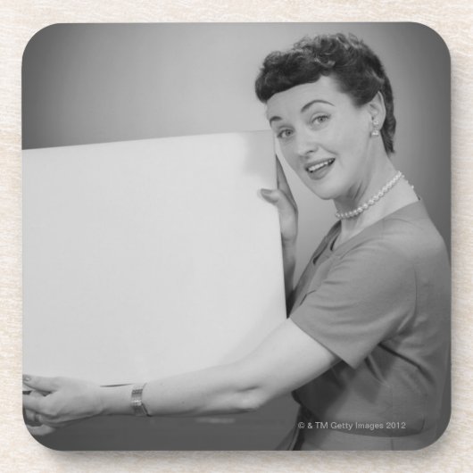 Reife Frau Untersetzer (Vorderseite)