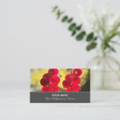 Reife, fruchtige Johannisbeere für Bauern Visitenkarte (Stehend Vorderseite)