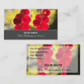 Reife, fruchtige Johannisbeere für Bauern Visitenkarte (Vorne/Hinten)