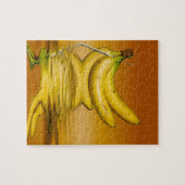 Reife gelbe Bananen Puzzle (Horizontal)