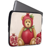 Reife Granatapfel Teddy von Natasha Us Laptopschutzhülle (Vorne Rechts)